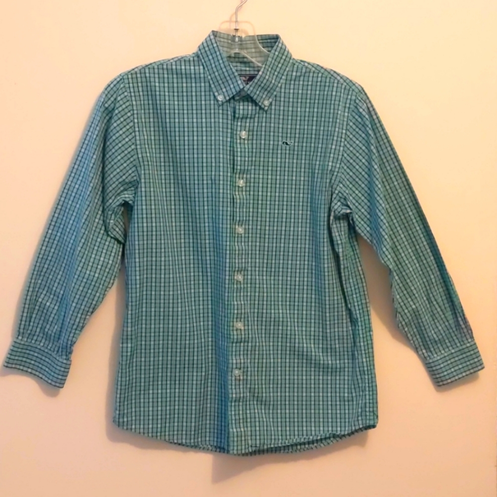Boy's M Vineyard Vines Whale Shirt
